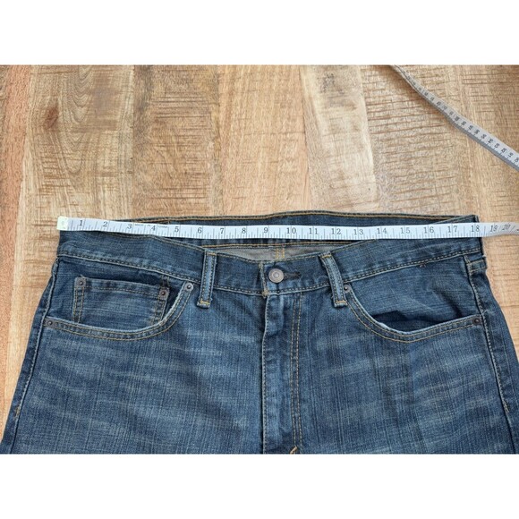 Levi's 505 Men's Straight Leg Denim Jeans Medium Wash Size 36 x 34 - Picture 10 of 12